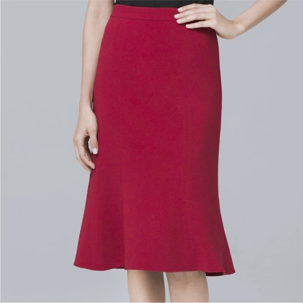 White House black market flounce hem  Skirt